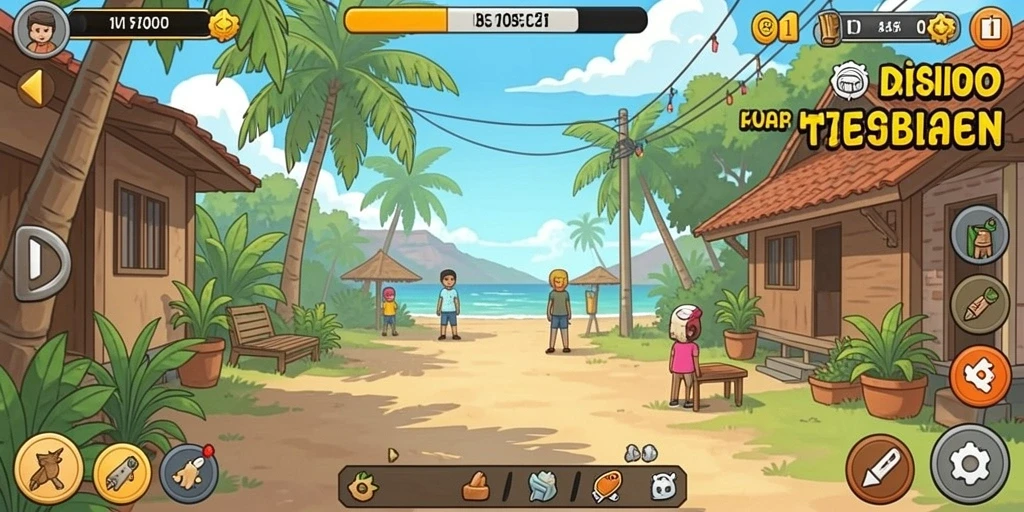 Screenshot 3: Karakter-karakter unik yang dapat dipilih.
